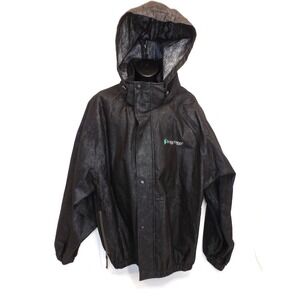 Frogg Toggs Men's Bull Frogg Rain Jacket - Black Size M